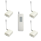 Drahtlose RC-System mit einer Fernbedienung und vier RF-Empfänger 