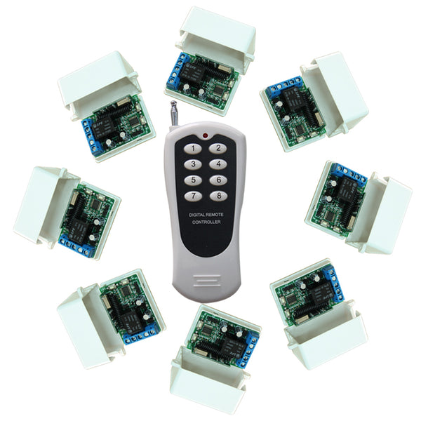 8 Kanal DC 500M Normalerwiese geöffnet/Normalerweise Funk Fernempfänger & Toggle/Momentan/Verklinkte Modus mt Zeitverzög (Modell 0020018)