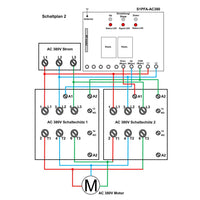 AC 75~400V Funkschalter-Set für Winden/Motoren mit Vorwärts Rückwärts Drehung (Modell 0020028)