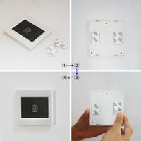 HT-1 Touch Universal Fernbedienung Wandmontage Kleben mit Ein / Aus Funktion